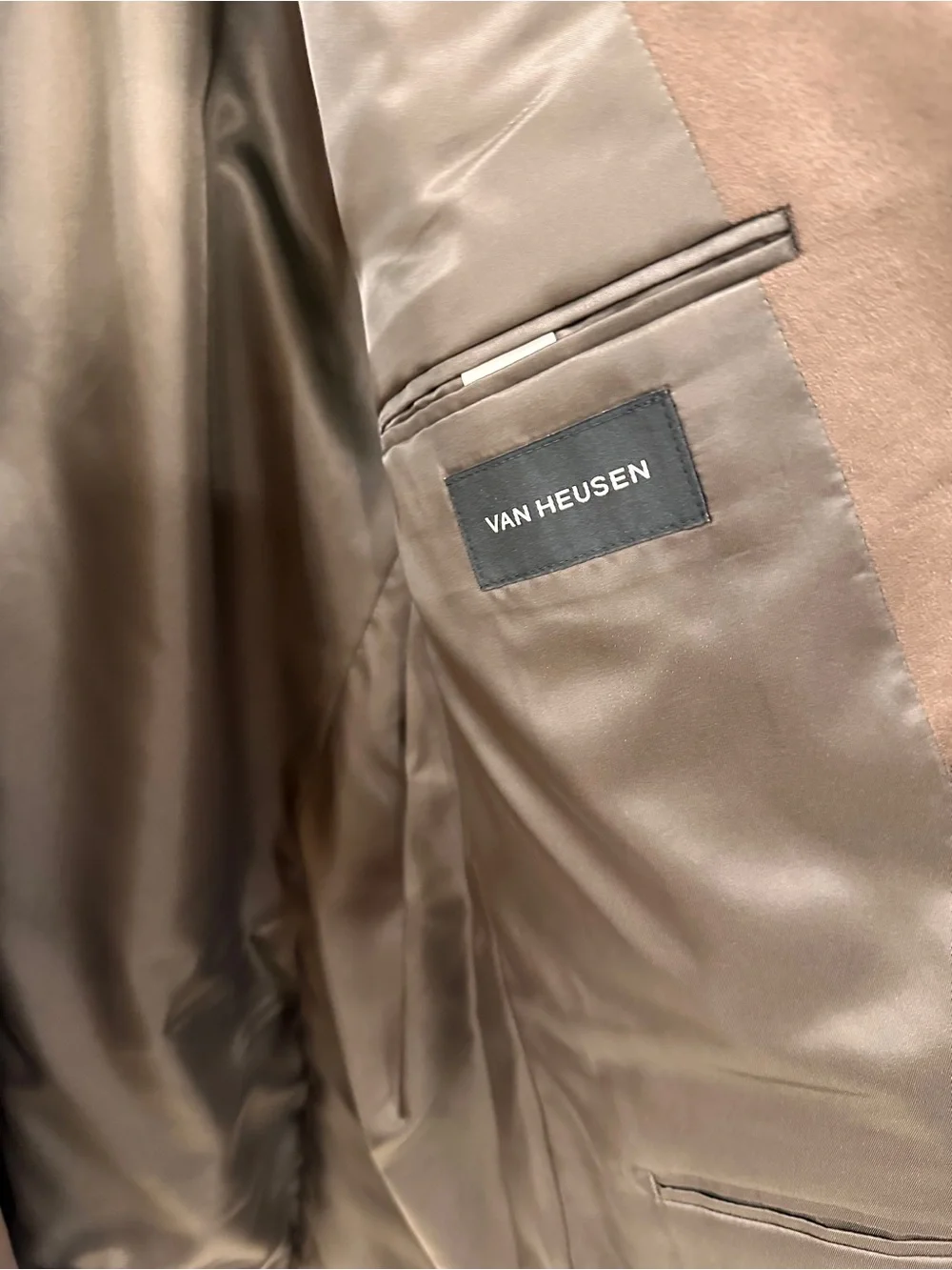 NWT Van Heusen Men's 42R Blazer Faux Suede Comfort Sport Coat Suit $200